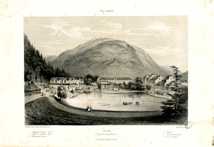 Luchon (Vue prise au bord du Lac) - Fonds Ancely - B315556101 A GORSE 7 006