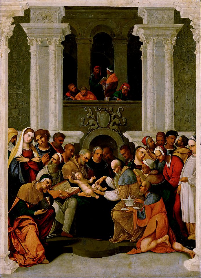 Ludovico Mazzolino - Beschneidung Christi - GG 136 - Kunsthistorisches Museum