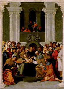 Ludovico Mazzolino - Beschneidung Christi - GG 136 - Kunsthistorisches Museum