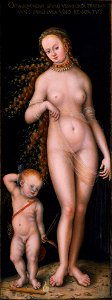 Lucas Cranach d.Ä. - Venus und Amor (Princeton University Art Museum)