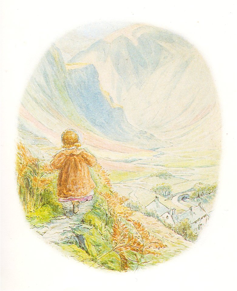 Lucie on path to Catbells