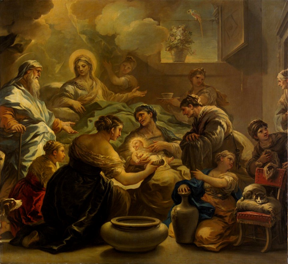 Luca Giordano - Geburt Mariae - GG 1598 - Kunsthistorisches Museum