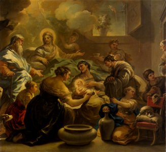 Luca Giordano - Geburt Mariae - GG 1598 - Kunsthistorisches Museum