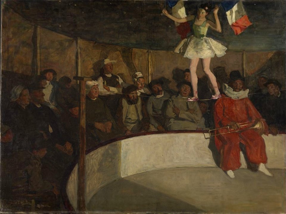 Lucien Simon - Cirque forain, Finistère