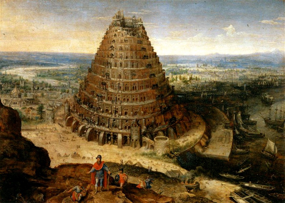 Lucas van Valkenborch - The Tower of Babel - WGA24260