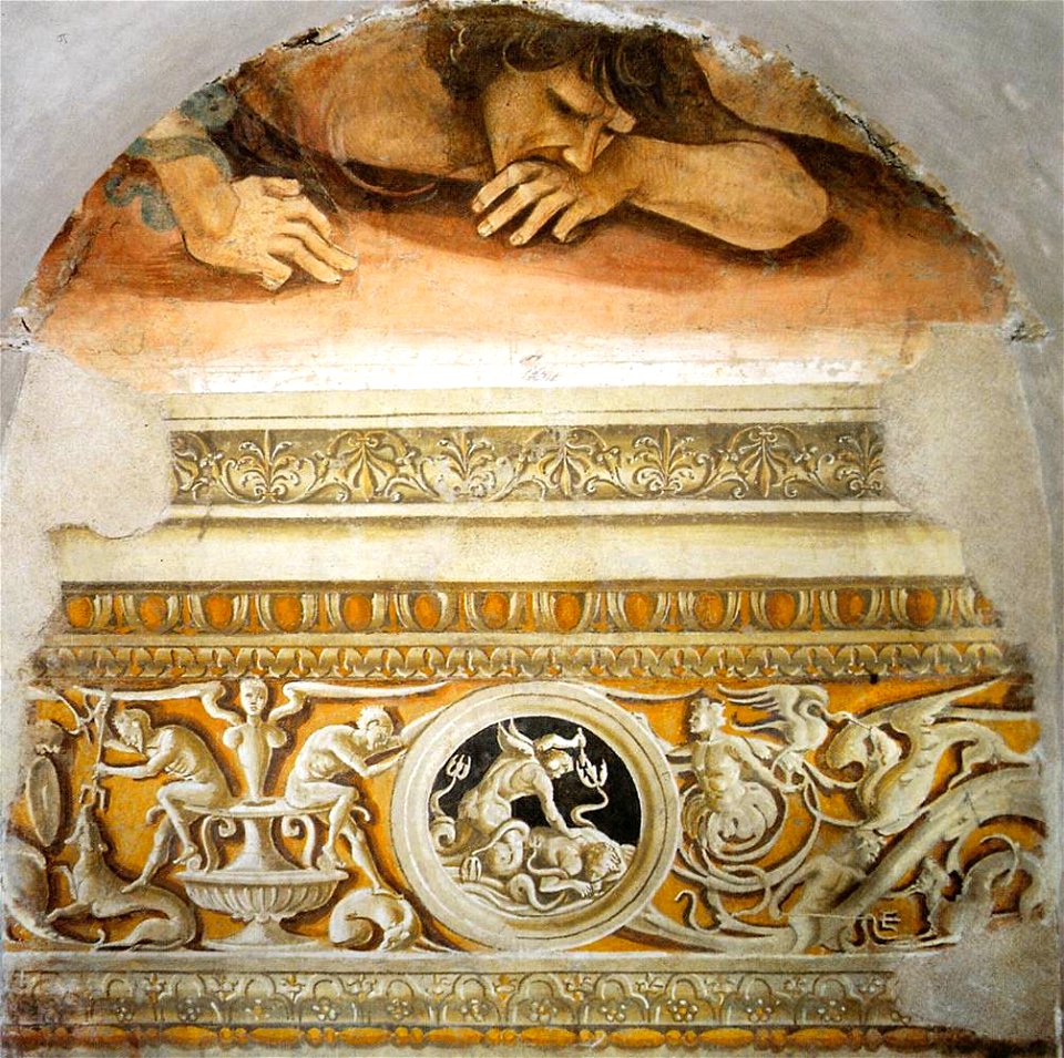 Luca Signorelli - Fresco fragment - WGA21246