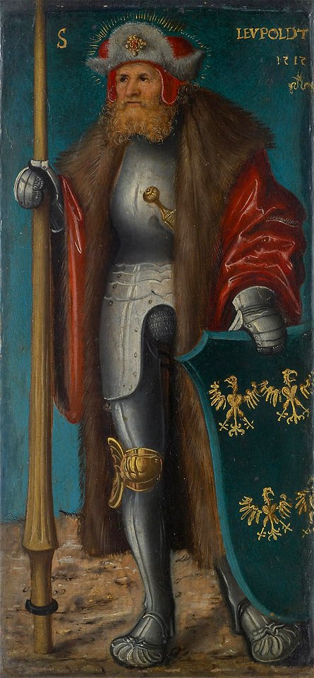Lucas Cranach d. Ä., , Kunsthistorisches Museum Wien, Gemäldegalerie - Hl. Leopold - GG 913b - Kunsthistorisches Museum