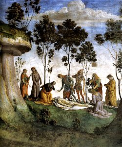 Luca Signorelli - Moses's Testament and Death (detail) - WGA21280