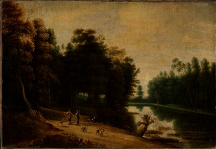Lucas van Uden - Woodland Scene by a Canal - NG.M.00161 - National Museum of Art, Architecture and Design