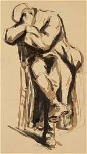 Luce Maximilien - Wash - Etude de soldat (I) - 29x16.5cm