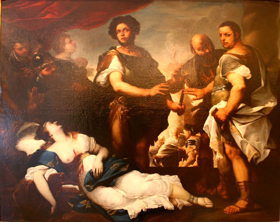 Luca-Giordano-Musée Calvet mort-de-Lucrèce