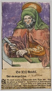 Lucas Cranach the Elder, After (German, 1472-1553) - Matthias from Christ, the Apostles, and Saint Paul - 2017.277.14 - Cleveland Museum of Art