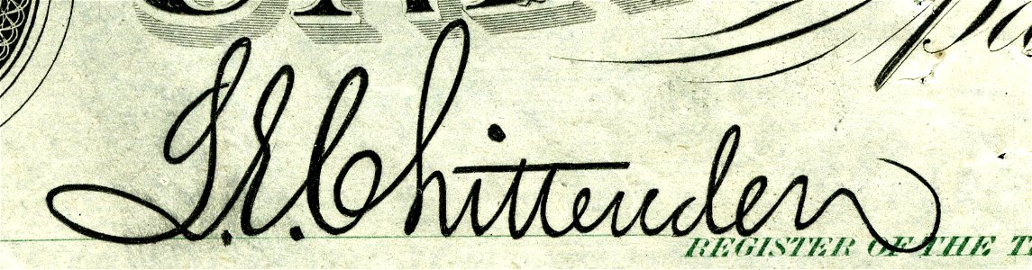 Lucius Eugene Chittenden (Engraved Signature)
