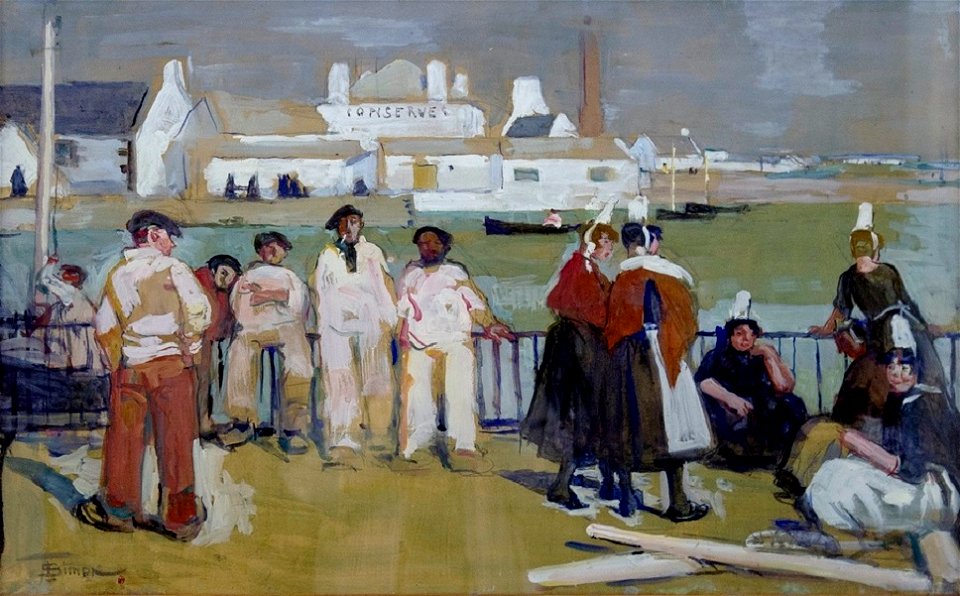 Lucien Simon Sardinerie à Penmarc'h