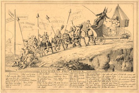 Lucifera's Procession. Fairy-Queen by George Humphrey
