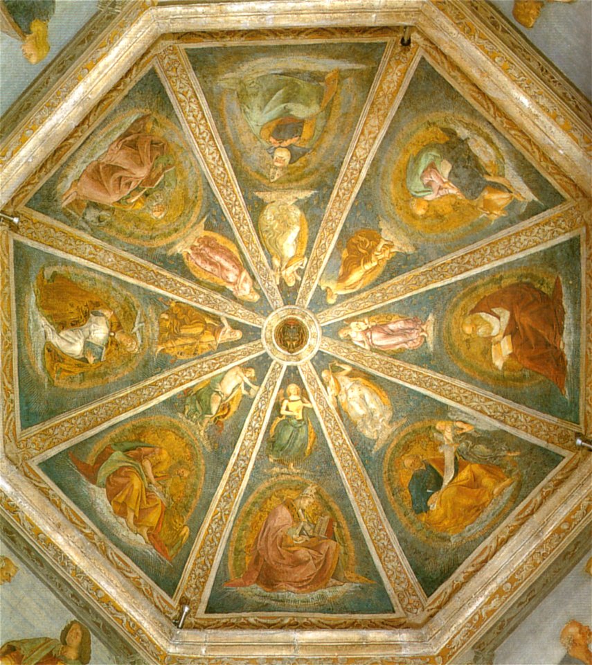 Luca signorelli, loreto, sagrestia della cura, volta