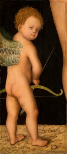 Lucas Cranach d. Ä. - Amor - GG 3530 - Kunsthistorisches Museum. Free illustration for personal and commercial use.