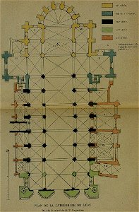 Lucien Bégule - La cathédrale de Lyon - Plan
