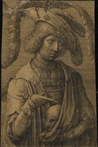 Lucas van Leyden - Retrato de um moço
