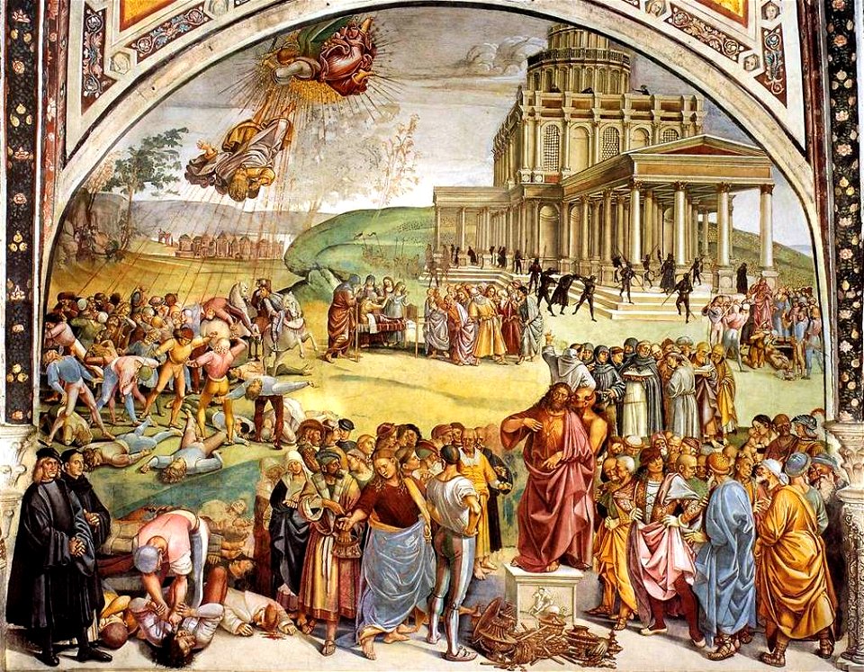 Luca Signorelli - Sermon and Deeds of the Antichrist - WGA21202
