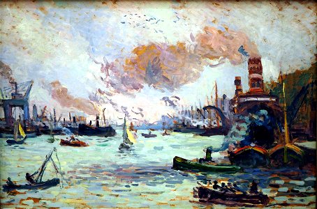Luce Maximilien Hafen von Rotterdam@Nieders. Landesmuseum20170622