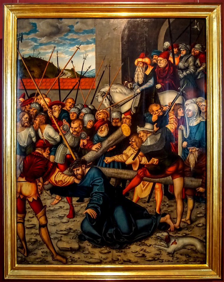 Lucas Cranach der Ältere-Passionszyklus-Kreuztragung-4704