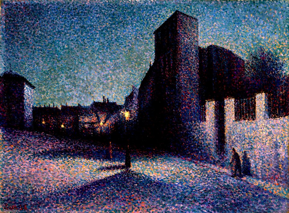 Maximilien Luce - Rue Ravignan, Paris - 98.289 - Museum of Fine Arts, Houston