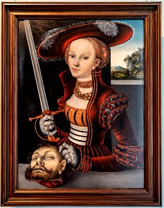 Lucas Cranach der Ältere-Judith und Holofernes-4693. Free illustration for personal and commercial use.