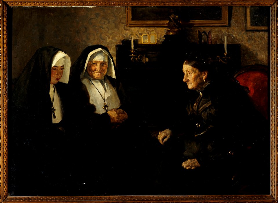 Lucien J. Simon - En visite, soeurs quêteuses - PPP117 - Musée des Beaux-Arts de la ville de Paris