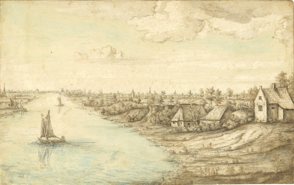 Lucas van Uden - River landscape