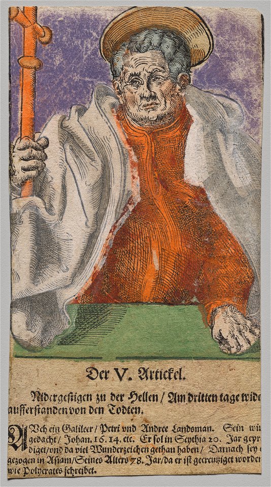 Lucas Cranach the Elder, After (German, 1472-1553) - Philip from Christ, the Apostles, and Saint Paul - 2017.277.7 - Cleveland Museum of Art