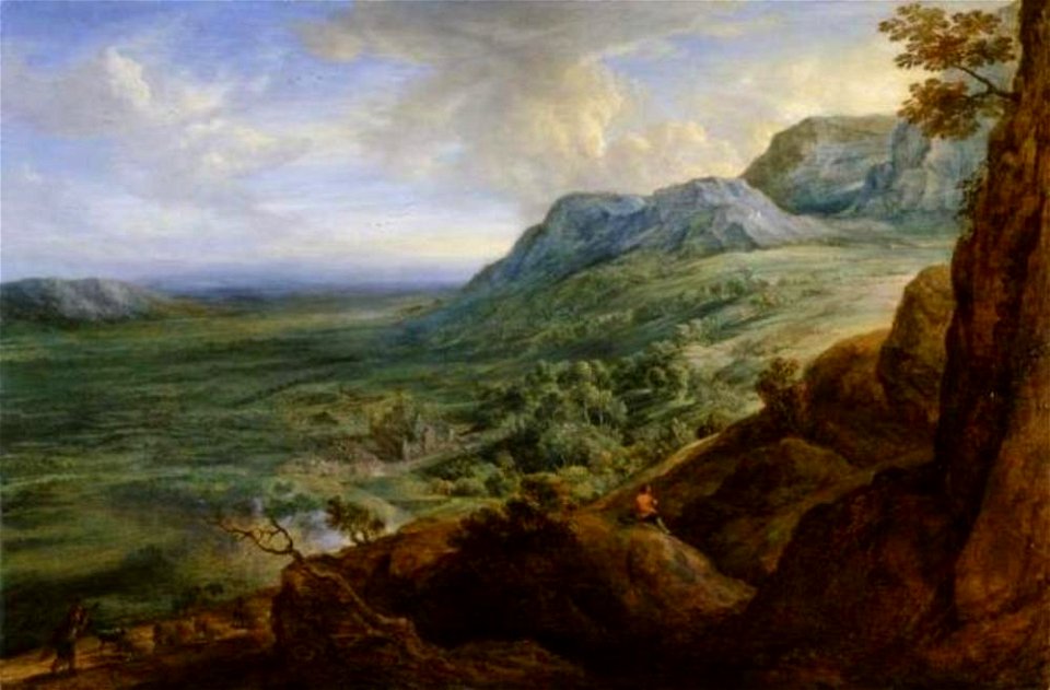 Lucas van Uden naar Peter Paul Rubens - Zicht op het Escorial - 92 - Fitzwilliam Museum