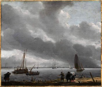 Ludolf Bakhuizen - View across the River Y toward Amsterdam - 49.1708 - Museum of Fine Arts