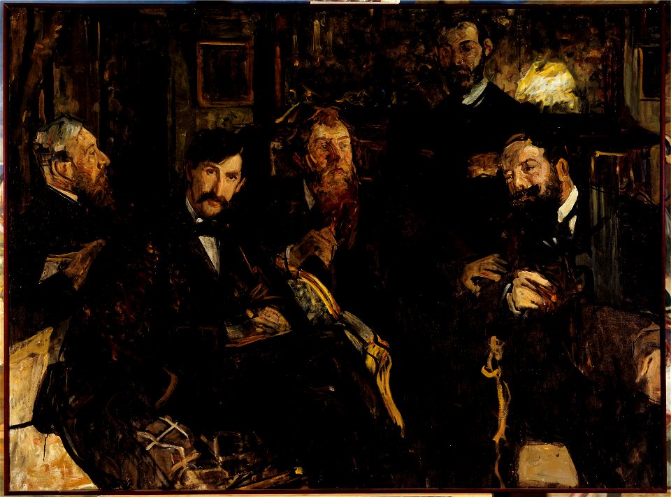 Lucien J. Simon - Les amis - PDUT1417 - Musée des Beaux-Arts de la ville de Paris