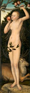 Lucas Cranach, the Elder - Eve - 1935.295 - Art Institute of Chicago. Free illustration for personal and commercial use.