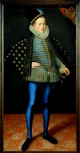 Lucas van Valckenborch - Portret van Matthias II van Habsburg (1557-1619) later keizer van het Heilige Roomse Rijk - GG 6437 - Kunsthistorisches Museum. Free illustration for personal and commercial use.