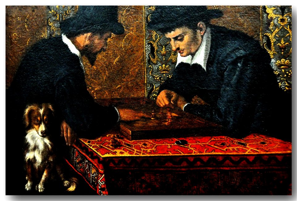 Ludovico Carracci - Giocatori di scacchi