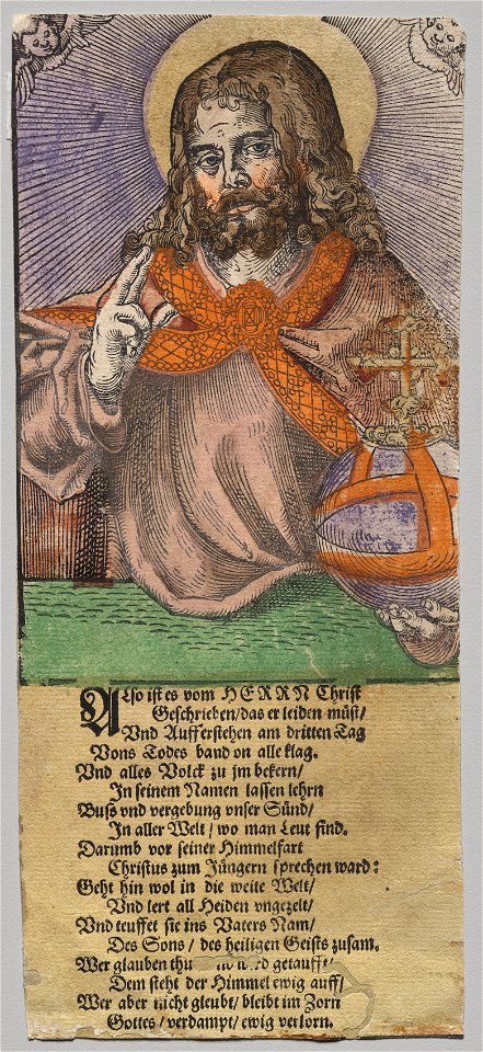 Lucas Cranach the Elder, After (German, 1472-1553) - Christ from Christ, the Apostles, and Saint Paul - 2017.277.1 - Cleveland Museum of Art