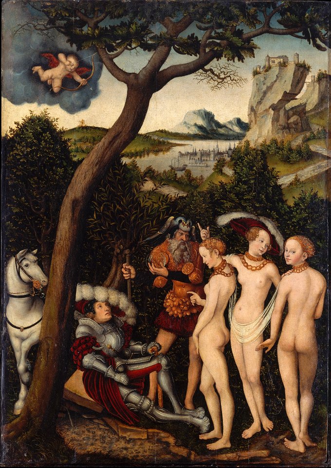 Lucas Cranach d.Ä. - Das Urteil des Paris