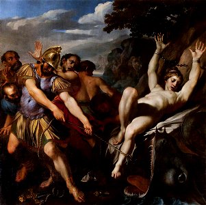 Ludovico Carracci (1555-1619) - Orlando Delivering Olympia from the Sea Monster - 108835 - National Trust