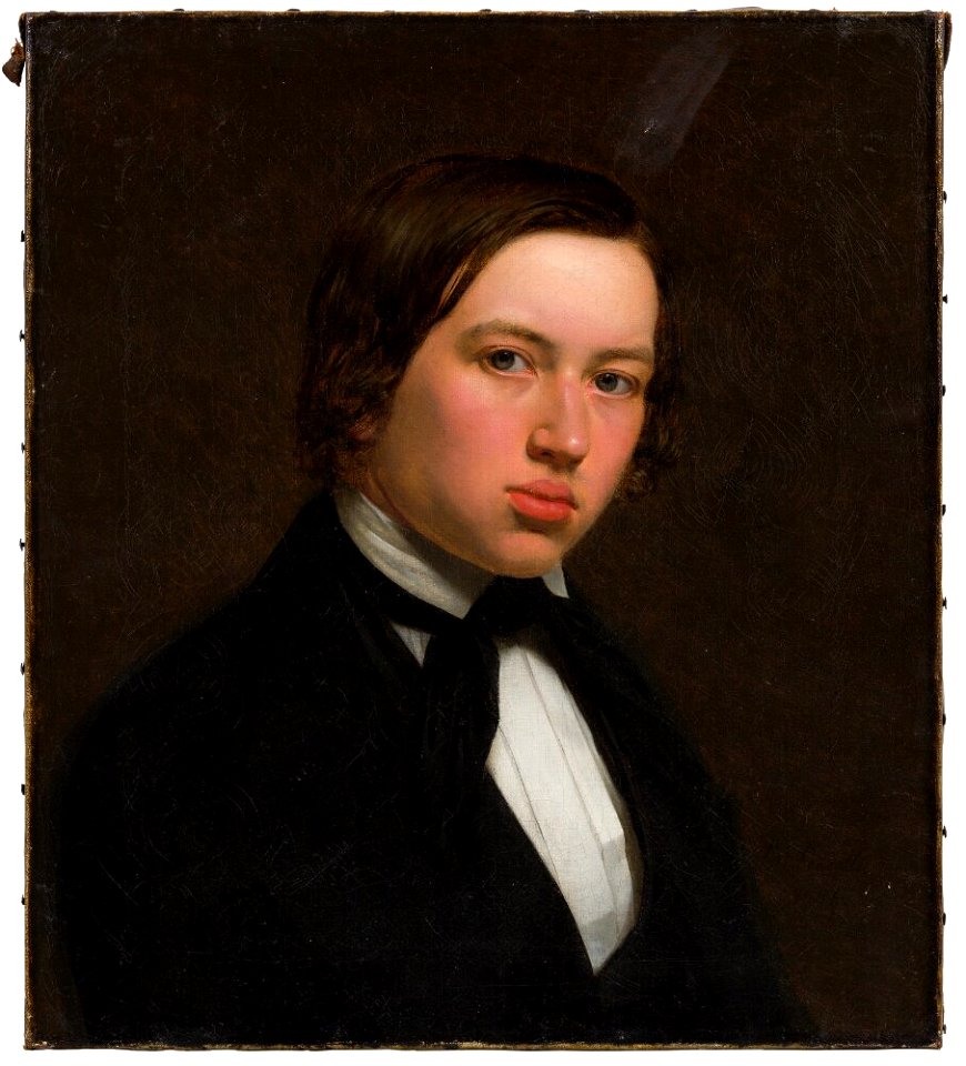 Ludvig August Smith - Presumed Self-Portrait - NM 7422 - Nationalmuseum