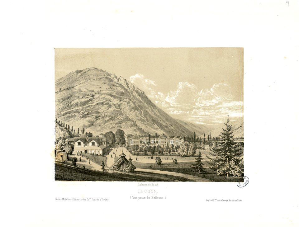 Luchon, (Vue prise de Bellevue) - Fonds Ancely - B315556101 A LALANNE 2 027
