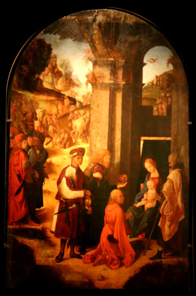 Ludovico Mazzolino-Adoration des mages