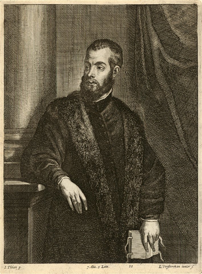 Lucas Vorsterman - Portrait of Benedetto Varchi SVK-SNG.G 11965-89