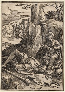 Lucas van Leyden (Dutch, 1494-1533) - The Power of Women, Samson and Delilah - 1960.159 - Cleveland Museum of Art