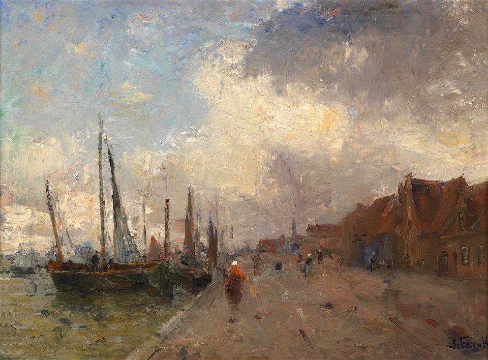 Lucien Frank Le Chenal à Nieuport