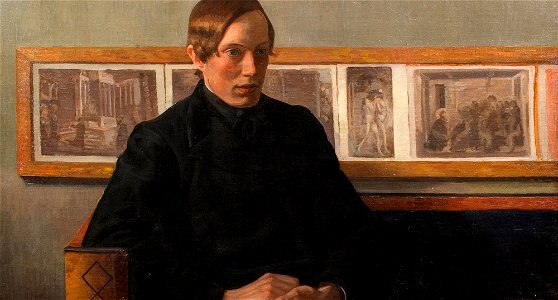 Ludvig Find portræt af Thorvald Erichsen 1897