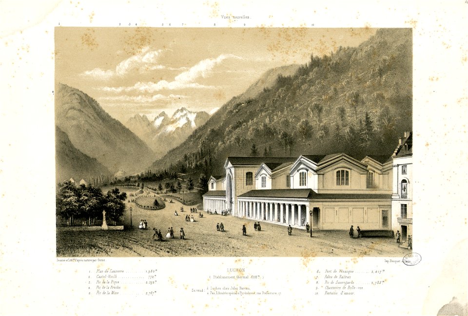 Luchon (Etablissement thermal 628 m) - Fonds Ancely - B315556101 A GORSE 7 005