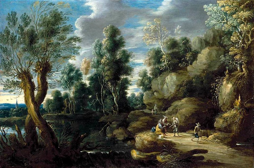 Lucas van Uden - River Landscape - WGA23250