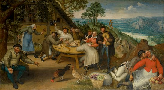 Lucas van Valckenborch - Peasant tavern
